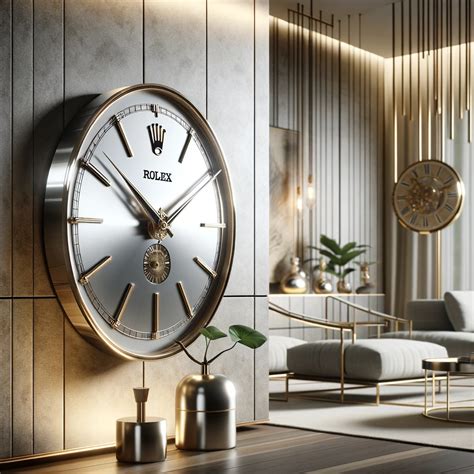 rolex gold wall clock|rolex golf clock price.